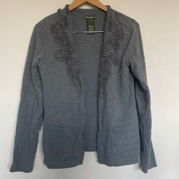Eddie Bauer Tops - Eddie Bauer Sweatshirt Cardigan Sz M